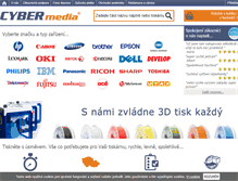 Tablet Screenshot of cybermedia.cz