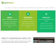 Tablet Screenshot of cybermedia.co.in